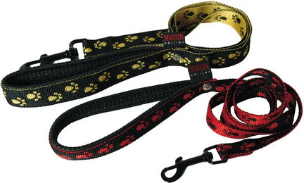 Produktbild von Doppelleine für Hunde Martin Sellier Patte Gurtband XL