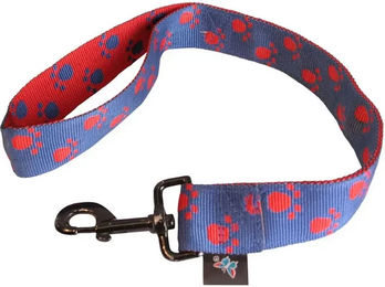 Produktbild von Doppelleine Martin Sellier Patte für Hunde XL Blau Bunt Gurtband