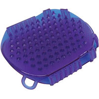 Produktbild von Doppelseitige Massage-Handschuhe Roma aus Gummi für Pferde in Lila und Blau