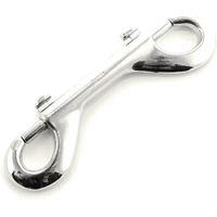Produktbild von Doppelseitiger Karabinerhaken für Pferde von Umbria Equitazione aus Metall in Silber