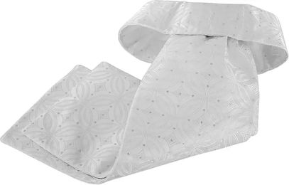 Produktbild von Doppeltes Wettkampf-Silberplastron Equestro Unisex Weiß Silber Polyester Größe S
