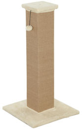 Dopwii Kratzbaum für Katzen mit Spielball aus Plüsch und Jute in Beige 41 x 41 x 81 cm – Bild 1 von 1