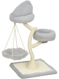 Dopwii Kratzbaum in Baumform mit 2 waschbaren Betten, Hängematte und Sisal-Kratzstamm für Katzen bis 6 kg, 115 cm hoch – Bild 1 von 1