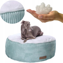 DOTTY Runde Haustier-Pouf-Matratze aus weichem Plüsch – Bild 1 von 1