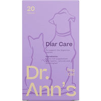Produktbild von Dr. Ann's Diar Care Magen-Darm Verdauungshilfe für Hunde und Katzen 20 Kapseln