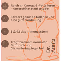 Produktbild von Dr. Ann's Lachsöl Nahrungsergänzung für Haut und Fell 3 x 250 ml