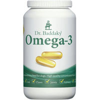 Produktbild von Dr. Baddaky Omega-3 Kapseln zur Haut- und Fellpflege sowie für die Gelenke für Hunde, Katzen, Pferde und Frettchen 100 Stück