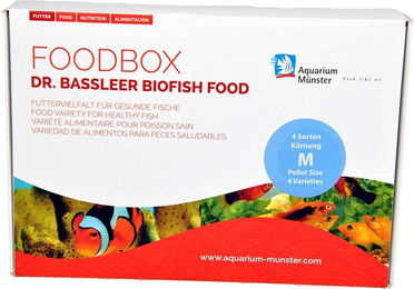 Dr. Bassleer Biofish Foodbox M Bio Fischfutter Granulat 240g - 4 x 60 g – Bild 1 von 4