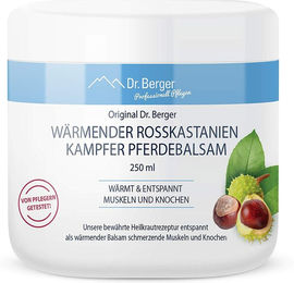Dr. Berger Pferdebalsam mit Rosskastanien und Kampfer 250 ml Naturkosmetik – Bild 1 von 5