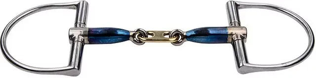 Dr. Bristol Trust Sweet Iron Dee D-Ring Gebiss Blau 16 – Bild 1 von 1