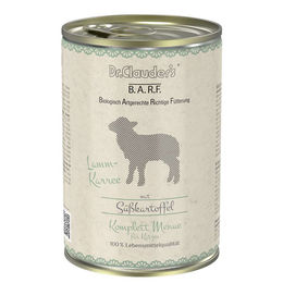 Dr. Clauder's B.A.R.F. Komplett Menue Lamm Monoprotein Sensitive Katzen Nassfutter Stückchen in Soße 6x400g - 6 x 400 g – Bild 1 von 2