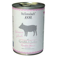 Produktbild von Dr. Clauder's B.A.R.F. Komplett Menue Schweinegulasch Hund 12x400 g - 6 x 400 g