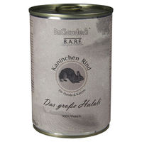 Produktbild von Dr. Clauder's BARF Bio Kaninchen Komplett Menü Hundefutter für große Rassen 6 x 400g - 400 g