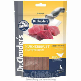 Dr. Clauder's Best Choice Hühnerbrustfiletstreifen Trockenfleisch für Hunde 80g – Bild 1 von 1