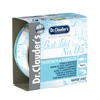 Produktbild von Dr. Clauder's Best Filet Adult Katzenleckerli Thunfisch und Garnelen 24 x 70 g - 24 x 70 g