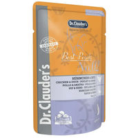 Produktbild von Dr. Clauder's Best Pearls Hühnchen & Ente Katzen Nassfutter Stückchen in Gelee für adulte Katzen 20 x 100 g - 20 x 100 g
