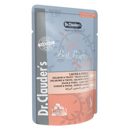 Dr. Clauder's Best Pearls No. 01 Katzenfutter Lachs und Forelle in Gelee 20 x 100 g - 20 x 100 g – Bild 1 von 7