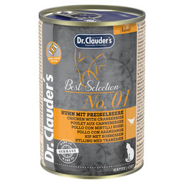 Dr. Clauder's Best Selection Adult Katzenfutter Huhn Monoprotein Stückchen in Sauce 400 g - 6 x 400 g – Bild 1 von 2