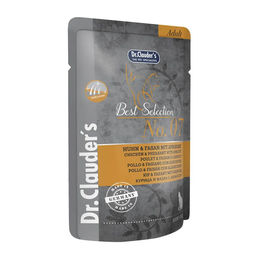 Dr. Clauder's Best Selection Adult No. 7 Katzenfutter Huhn und Fasan mit Aprikose Stückchen in Sauce 16 x 85 g - 16 x 85 g – Bild 1 von 3