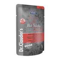 Produktbild von Dr. Clauder's Best Selection Adult No. 8 Katzenfutter Rind und Ente mit Kartoffeln Pouch 16 x 85 g mit hohem Fleischanteil - 16 x 85 g
