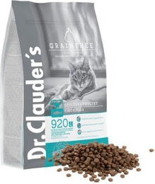 Dr. Clauder's High Premium Adult Trockenfutter für Katzen Geflügel und Lachs Getreidefrei Sensitive 4 kg - 4 kg – Bild 1 von 3