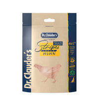Produktbild von Dr. Clauder's Hundesnack Stripes Large Hühnerfleisch Trockenfleisch mit hohem Fleischanteil 80 g - 80 g