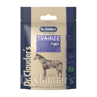 Produktbild von Dr. Clauder's Mini Trainee Snack Pferd Junior Hypoallergen mit hohem Fleischanteil 50 g - 10 x 80 g