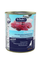 Dr. Clauder's Selected Meat Immun Plus Hund Nassfutter Junior 6 x 800g Dose - 6 x 800 g – Bild 1 von 6