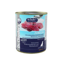 Produktbild von Dr. Clauder's Selected Meat Immun Plus Hund Nassfutter Junior 6 x 800g Dose - 6 x 800 g
