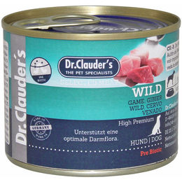 Dr. Clauder's Selected Meat PreBiotics Wild Hundefutter Adult mit hohem Fleischanteil 6 x 200 g - 6 x 200 g – Bild 1 von 2