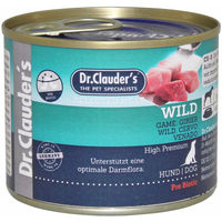 Produktbild von Dr. Clauder's Selected Meat PreBiotics Wild Hundefutter Adult mit hohem Fleischanteil 6 x 200 g - 6 x 200 g