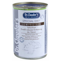 Produktbild von Dr. Clauder's Special Diet Low Protein Nassfutter für Hunde bei Nierenerkrankungen 6 x 400 g - 6 x 400 g