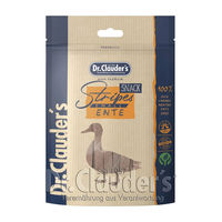 Produktbild von Dr. Clauder's Stripes Large Hundesnack Entenfleisch Trockenfleisch mit hohem Fleischanteil 80 g - 80 g