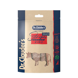 Dr. Clauder's Stripes Large Hundesnack Rind Trockenfleisch mit hohem Fleischanteil und Monoprotein 80g - 10 x 80 g – Bild 1 von 5
