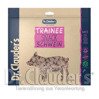 Produktbild von Dr. Clauder's Trainee Belohnungssnack Hund Schwein mit hohem Fleischanteil und Monoprotein 500 g - 2 x 500 g