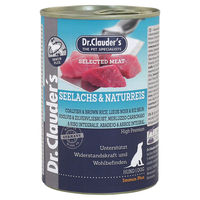 Produktbild von Dr. Clauder Selected Meat Hundefutter Seelachs und Reis 6x 400 g - 6 x 400 g