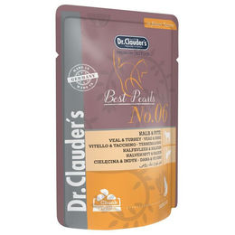 Dr. Clauders Best Pearls No. 06 Katzennassfutter Kalb und Pute Stückchen in Gelee für erwachsene Katzen 20 x 100 g - 100 g – Bild 1 von 6