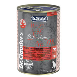 Produktbild von Dr. Clauders Best Selection Adult Hundefutter Rind und Ente mit Kartoffel getreidefrei 400 g - 6 x 400 g