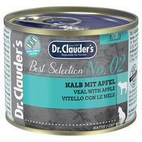 Produktbild von Dr. Clauders Best Selection Katzenfutter Adult Kalb Stückchen in Sauce 6x200g Monoprotein mit hohem Fleischanteil - 6 x 200 g