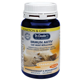 Dr. Clauders Function & Care Immun Aktiv Katze Leckerli Mint Röllchen 100 g - 100 g – Bild 1 von 2