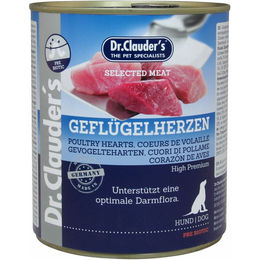 Dr. Clauders Selected Meat Geflügelherzen Hundefutter Nass Adult mit hohem Fleischanteil 6x 800 g - 6 x 800 g – Bild 1 von 5