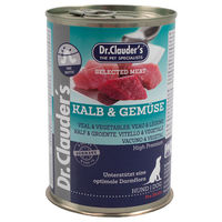 Produktbild von Dr. Clauders Selected Meat Hund Adult Kalb & Gemüse getreidefrei 6 x 400 g Dose - 6 x 400 g