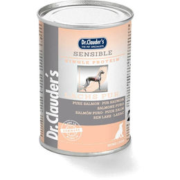 Dr. Clauders Selected Meat Sensible Lachs Pur Hundefutter Monoprotein Adult 6 x 375 g Dose - 6 x 375 g – Bild 1 von 7
