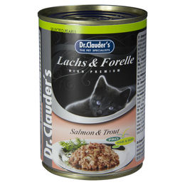 Produktbild von Dr. Clauders Selected Pearls Katzenfutter mit Lachs und Forelle hoher Fleischanteil 400 g 6 Stück - 6 x 400 g