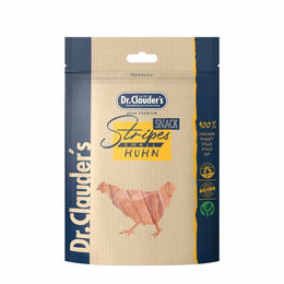 Dr. Clauders Stripes Small Hundesnack Huhn Trockenfleisch Monoprotein 10 x 80 g - 80 g – Bild 1 von 4