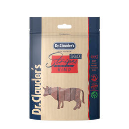 Dr. Clauders Stripes Small Hundesnacks Rind Trockenfleisch mit hohem Fleischanteil Monoprotein 80g - 10 x 80 g – Bild 1 von 4