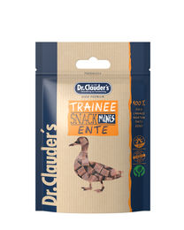 Dr. Clauders Trainee Snack Minis Ente Junior Belohnungssnack mit hohem Fleischanteil und Monoprotein 10x 50 g - 50 g – Bild 1 von 4