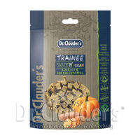 Produktbild von Dr. Clauders Trainee Snack Vegan Kürbis und Süßkartoffel Belohnungssnack für Hunde Junior 80 g - 80 g