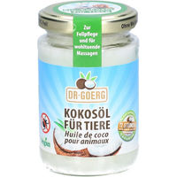Produktbild von Dr. Goerg Bio-Kokosöl für Tiere zur Unterstützung von Haut, Fell und Verdauung 200g