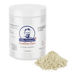 Produktbild von Dr. Hölter DiarDoc Zym Verdauungsenzyme Pulver für Hunde zur Unterstützung der Magen-Darm-Gesundheit 125g - 125 g